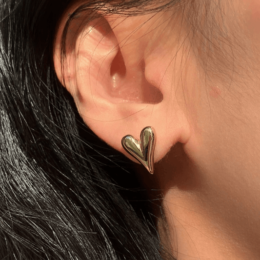 Sweetheart Stud Earrings