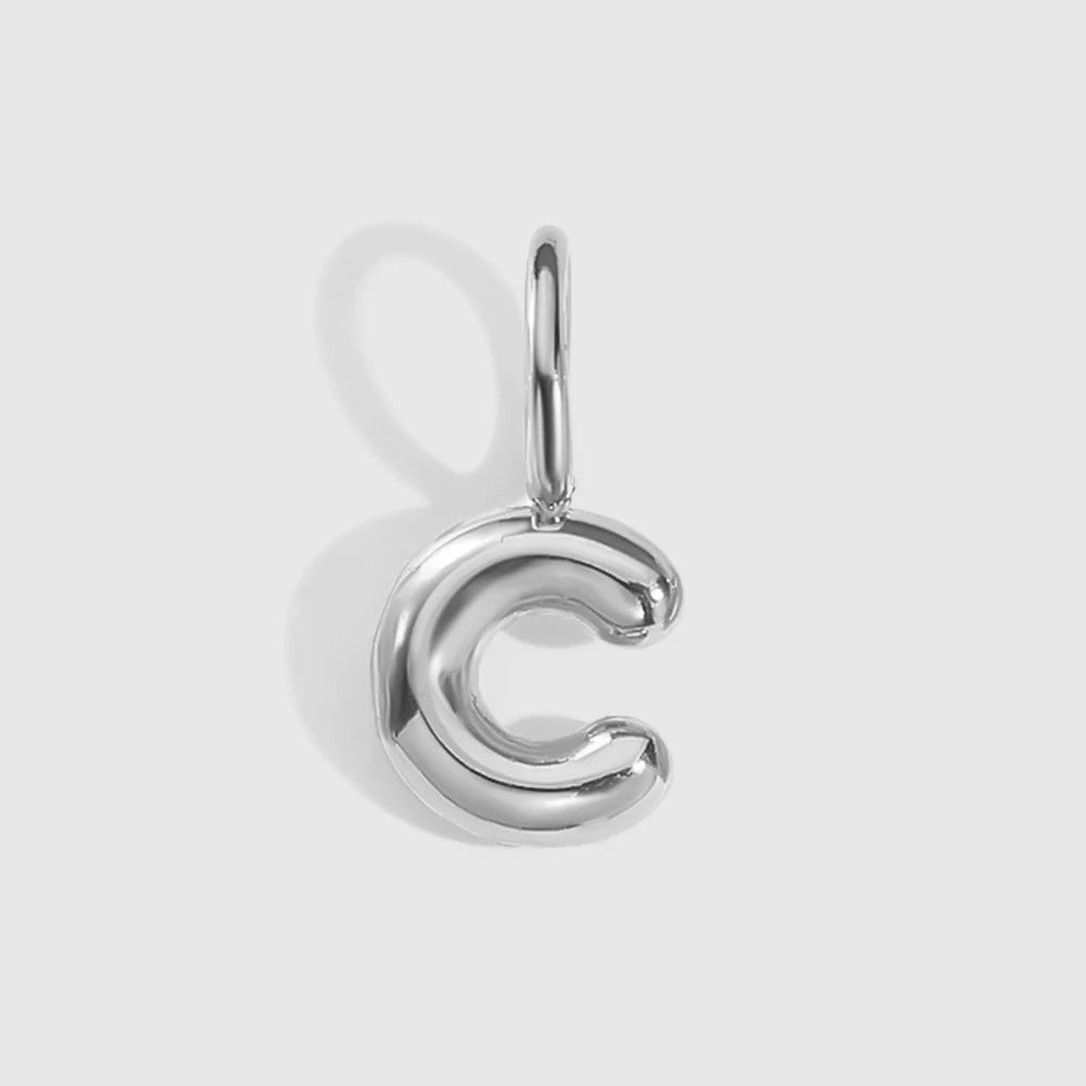 Bubble Letter Charm